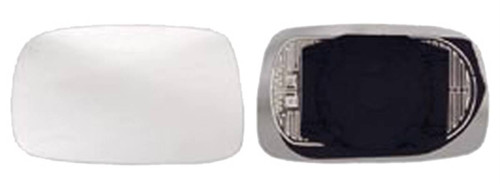 Vetro Specchio sinistro per TOYOTA YARIS - 2003 > 2005 Termico C/Piastra, attacco rotondo, Nuovo