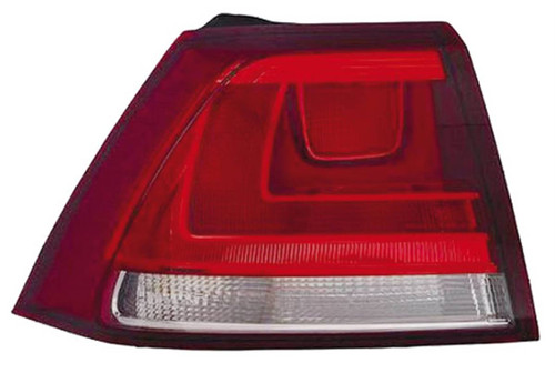 Fanale Posteriore Esterno sinistro VOLKSWAGEN GOLF VII - 2012 > 2016 Rosso Incolore Nuovo