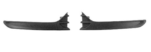 Kit Modanature Paraurti Anteriore per RENAULT CLIO 4 2016-2019 Nera Goffrata Nuove