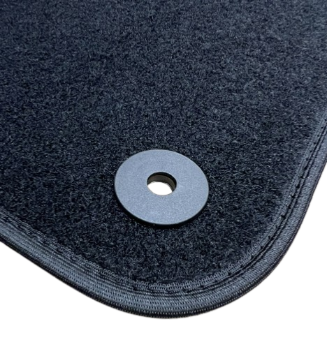 Kit 4 Tappetini Auto per VOLKSWAGEN POLO 2014-2017, con logo POLO, con clip, Nuovi