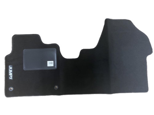 Tappetini Auto per CITROEN JUMPY dal 2016, con logo JUMPY, Neri, con clip, Nuovi