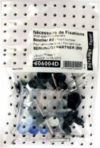 Kit Viti di fissaggio per assemblaggio Paraurti Anteriore per CITROEN BERLINGO 2008-2012 Nuovo