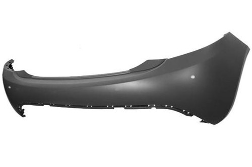 Paraurti Posteriore per LANCIA YPSILON dal 2015 da Verniciare Con fori per sensori di parcheggio (PDC) Nuovo