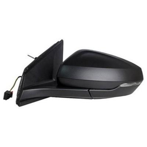 Specchietto Retrovisore sinistro manuale per VOLKSWAGEN POLO 6 dal 2017 Indicatore di direzione, Nero, 2 Pin, Asferico, Nuovo