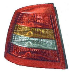 Fanale Posteriore destro per OPEL ASTRA G dal 1998 al 2004 Rosso e Arancione Incolore, Modello 4 Porte, Nuovo