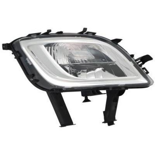 Fendinebbia destro per OPEL ASTRA J dal 2010 al 2012 H10, Corpo Cromato Nuovo