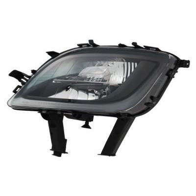 Fendinebbia sinistro per OPEL ASTRA J dal 2010 al 2012 H10, Corpo Nero Nuovo