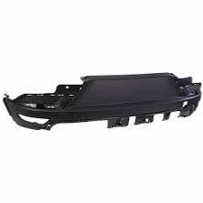 Paraurti posteriore inferiore per RENAULT CAPTUR II dal 2020, nero goffrato, Nuovo