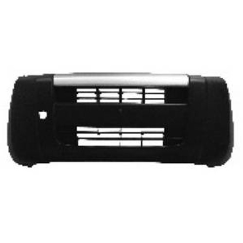 Paraurti anteriore per FIAT FIORINO III Cargo, 2008-2016, (parte superiore argento), nero, Nuovo