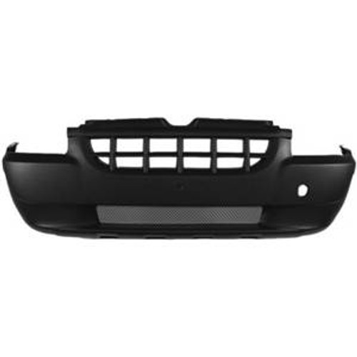 Paraurti anteriore per FIAT DOBLO I fase 1, 2001-2005, griglia inferiore, grigia, Nuovo