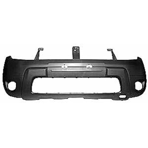 Paraurti anteriore per DACIA DUSTER I fase 1, 2010-2013, fori fendinebbia, nero, Nuovo