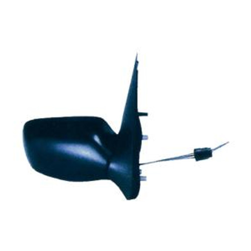 Specchietto retrovisore manuale destro per FORD FIESTA Mk4 fase 1 1996-1999, nero, Nuovo