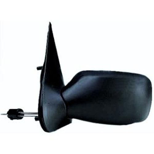 Specchietto retrovisore sinistro manuale per FORD FIESTA Mk4 fase 2 1999-2002, nero, Nuovo