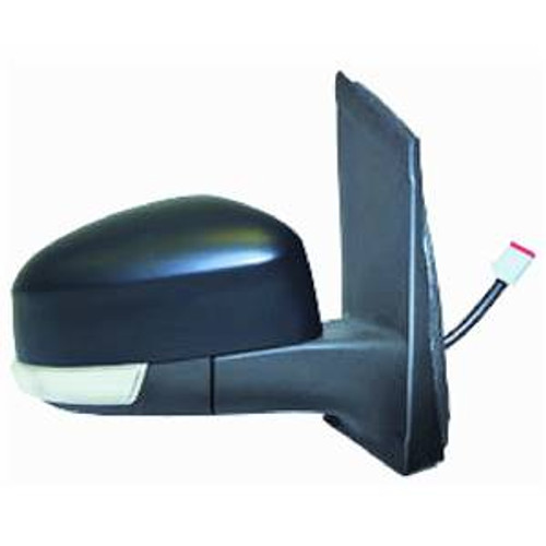 Specchietto retrovisore destro elettrico per FORD FOCUS II fase 2 dal 2008 al 2011, sbrinato, asferico, lampeggiante, Nuovo da verniciare