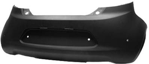 Paraurti posteriore per FORD KA 2009-2016, fori per sensori radar, nuovo da verniciare