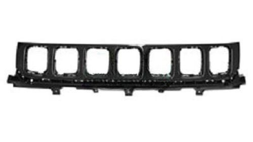 Griglia del radiatore per JEEP COMPASS II fase 1, 2017-2021, nera lucida, Nuova da verniciare