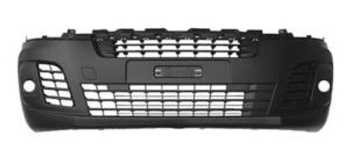 Paraurti anteriore per OPEL VIVARO III dal 2019, con fori per fendinebbia, nero, Nuovo