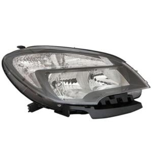 Faro anteriore destro ottico per OPEL MOKKA I, 2013-2016, corpo nero, H7, nuovo