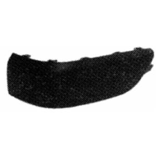 Modanatura posteriore sinistra per PEUGEOT 307 SW fase 1, 2001-2005 (station wagon) Modanatura paraurti, nera, Nuova