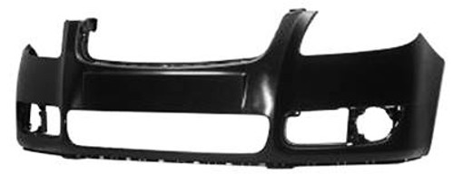 Paraurti anteriore per SKODA FABIA II ph. 1 2007-2010, Nero, Nuovo