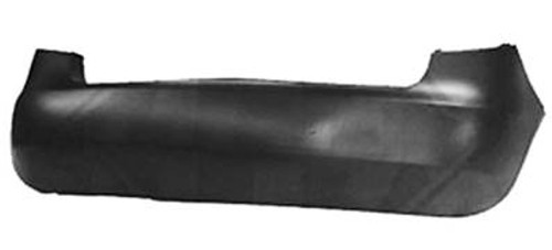 Paraurti posteriore per SKODA FABIA II ph. 1 2007-2010, Nero, Nuovo