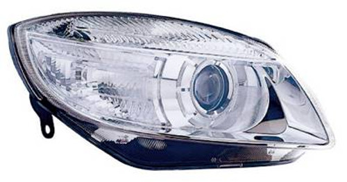 Faro ottico anteriore destro per SKODA FABIA II ph. 1 2007-2010, H7, luce lenticolare, Nuovo