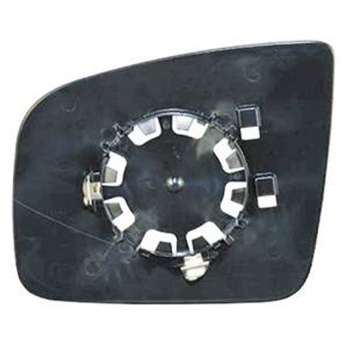 Vetro specchio retrovisore destro per MERCEDES VITO II fase 2 (W639) 2010-2014, asferico, a clip