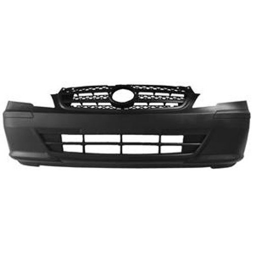 Paraurti anteriore per MERCEDES VITO II fase 2 (W639), 2010-2014, Nero, Nuovo