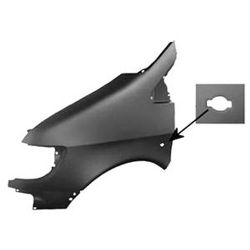 Parafango anteriore sinistro per MERCEDES VITO I (W638) 1996-2003, (foro tondo), nuovo da verniciare