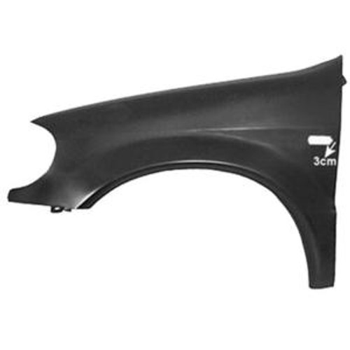 Parafango anteriore sinistro per MERCEDES CLASSE ML Fase 1 1999-2001, foro freccia, Nuovo da verniciare