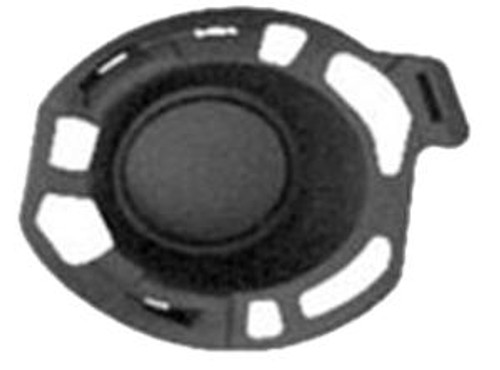 Copertura supporto fendinebbia sinistro per RENAULT CLIO III fase 2, 2009-2012, paraurti anteriore