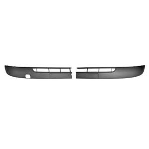 Modanature anteriori destra e sinistra per RENAULT KANGOO II fase 1, 2008-2013, strisce paraurti nere