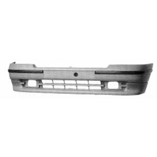 Paraurti anteriore per RENAULT CLIO 1, 1990-1996, foro fendinebbia, Mod. RT RTI RSI, Nuovo da verniciare