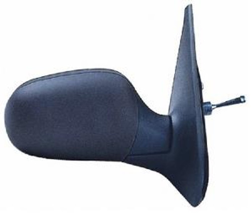 Specchietto retrovisore destro manuale per RENAULT CLIO II fase 1, 1998-2001, nero, Nuovo