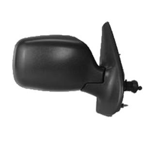 Specchietto retrovisore destro manuale per RENAULT KANGOO I fase 1, 2001-2003, asferico, nero, Nuovo