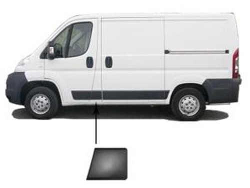 Modanatura montante portiera anteriore sinistra per CITROËN JUMPER II fase 2, dal 2014, 23 cm, Nuova