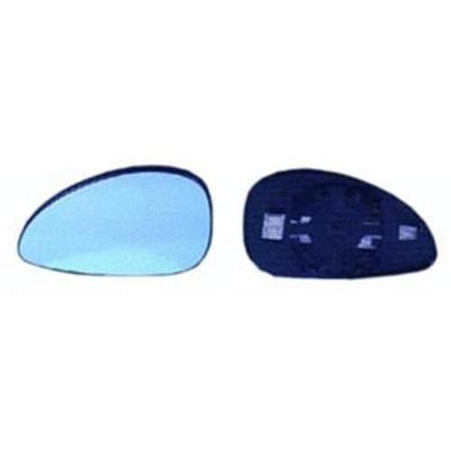 Vetro specchio retrovisore sinistro per CITROEN C4 I fase 1 2004-2008 blu, sbrinato, asferico