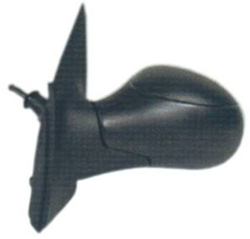 Specchietto retrovisore sinistro manuale per CITROEN C2 fase 1, 2003-2008, nero, Nuovo