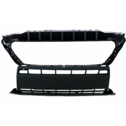 Paraurti anteriore centrale per CITROËN JUMPER Camper II ph.2 dal 2014 griglia inferiore, nera