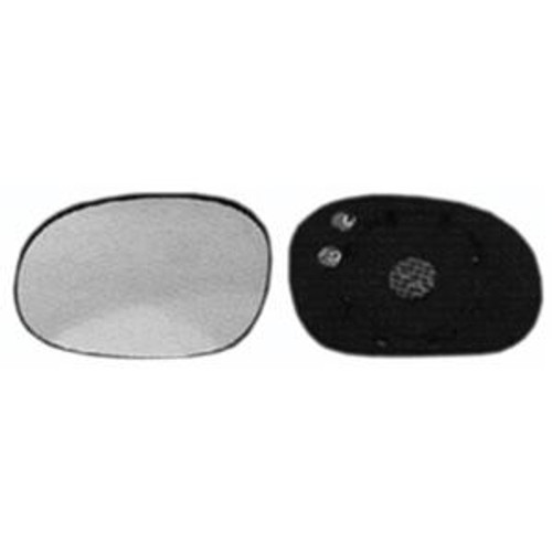 Vetro specchio retrovisore sinistro per CITROEN C3 I fase 2, 2005-2009 sbrinamento, clip-on, Nuovo