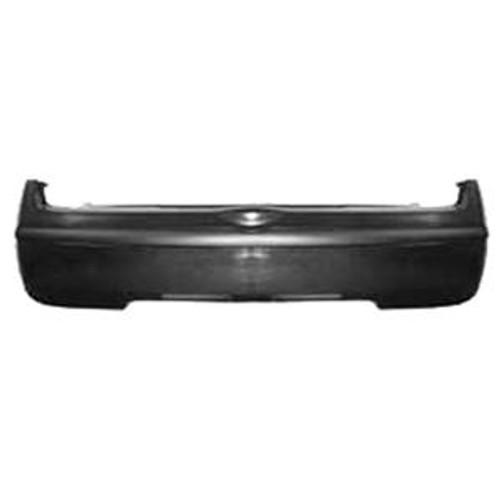 Paraurti posteriore per NISSAN MICRA III (K12) ph.2, 2005-2007, nero, Nuovo