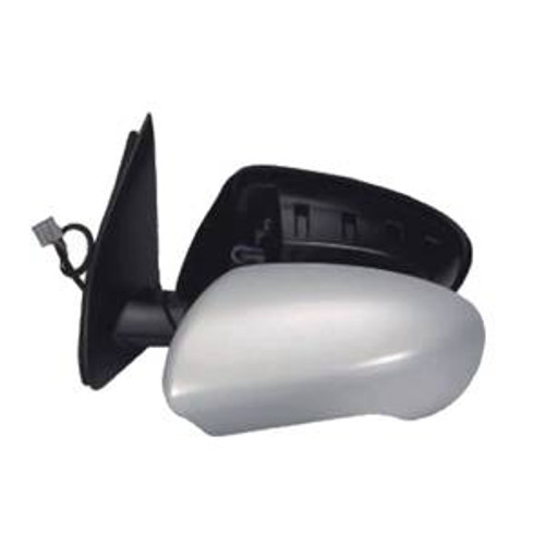 Specchietto retrovisore sinistro per NISSAN QASHQAI I ph.1, 2007-2010, ripiegabile elettricamente, da verniciare