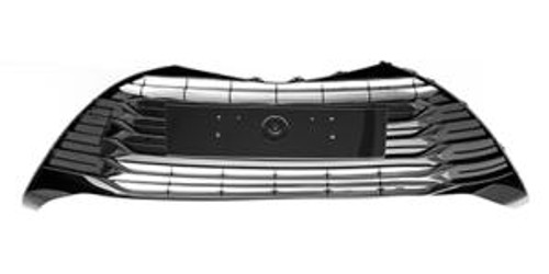 Griglia centrale per TOYOTA YARIS III fase 3, 2017-2020, paraurti anteriore, nero lucido, Nuova