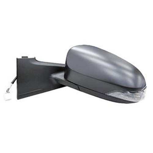Specchietto retrovisore sinistro elettrico per TOYOTA YARIS III ph.2, 2014-2016, sbrinamento, luce lampeggiante, nero