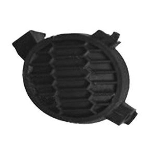 Copertura fendinebbia sinistro per NISSAN MICRA III (K12) ph.3, 2007-2011, nero, paraurti anteriore