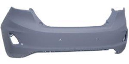 Paraurti posteriore per FORD FIESTA Mk7 fase 2 dal 2021, con primer, con 4 fori PDC + supporti e 2 fori Park Assist con supporti saldati, Nuovo