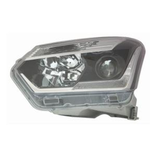 Faro anteriore sinistro per ISUZU D-MAX II fase 2, dal 2017, H11+HB3, LED, sfondo nero, Nuovo