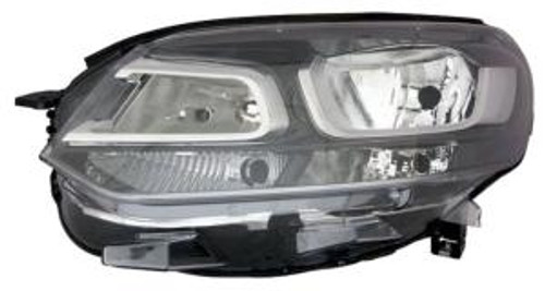 Faro anteriore sinistro per OPEL VIVARO III dal 2019, sfondo nero, H1+H7, Nuovo