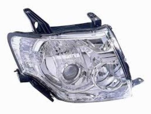 Faro destro per MITSUBISHI PAJERO 2007-2015, H9+H11, elettrico, Nuovo