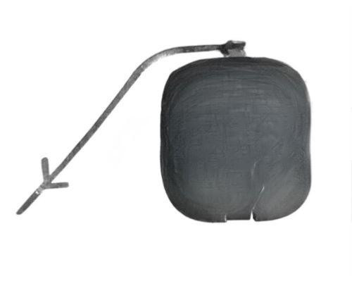 Copertura gancio traino paraurti posteriore per FIAT PANDA 4X4/NAT. POW. dal 2013 in poi, nuova, pronta per la verniciatura.